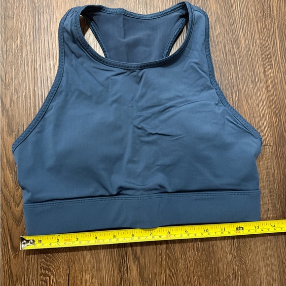 NWOT Fabletics High Impact Sports Bra, Blue, Medium - Picture 4 of 6